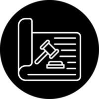 Gavel Vector Icon