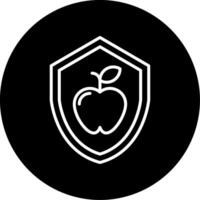 icono de vector de manzana