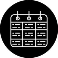 Timetable Vector Icon