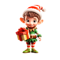 Navidad duende ai generativo png