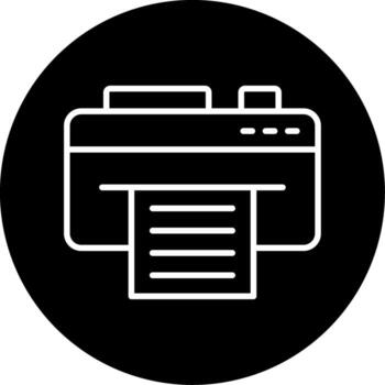 Printer Vector Icon