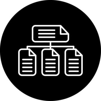 icono de vector de documento