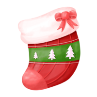 jul vattenfärg ClipArt. glad jul png