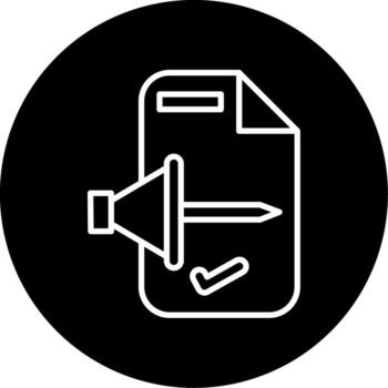 icono de vector de documento