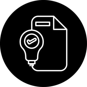 icono de vector de documento