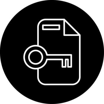 icono de vector de documento