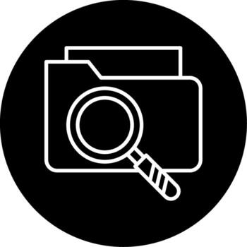 icono de vector de carpeta