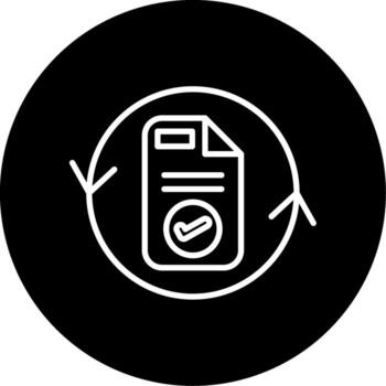 icono de vector de documento