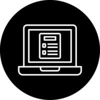 icono de vector de laptop