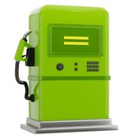 Biofuel pump nozzle Station 3D Icon png