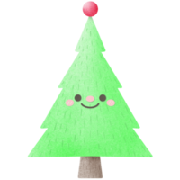 schattige kerstboom png