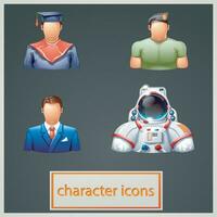 characters  man set vector