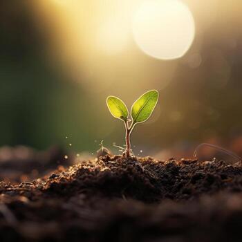 AI Generated A captivating image representing the essence of new beginnings, yet not related to flora AI generated photo