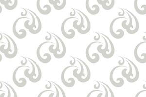 floral seamless abstract grey pattern background vector