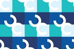 Abstract Geometric Background. Neo Geo Pattern. Abstract Pattern Trendy with Square and Round Colored. Neo Geo Seamless Pattern Design Can Be Used For Wrapping Paper, Packaging, Wallpaper, Cover, post vector