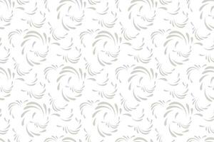 floral seamless abstract grey pattern background vector