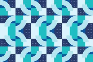 Abstract Geometric Background. Neo Geo Pattern. Abstract Pattern Trendy with Square and Round Colored. Neo Geo Seamless Pattern Design Can Be Used For Wrapping Paper, Packaging, Wallpaper, Cover, post vector