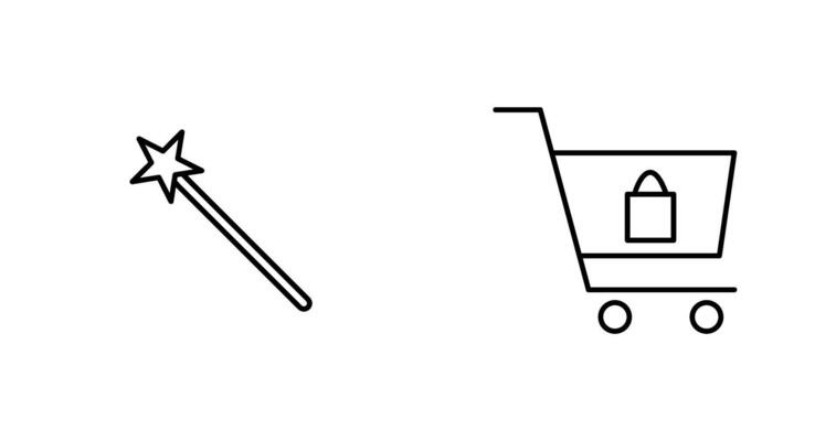 magic and shopping  Icon