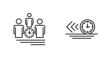 Time Management and Time Management Icon vector