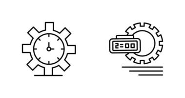 Time Management and Time Management Icon vector