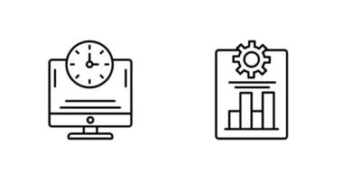 Productivity and Online Time Icon vector