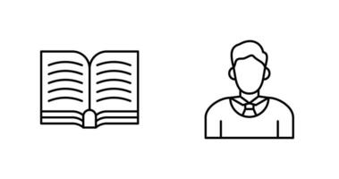 Book and Judge Icon vector