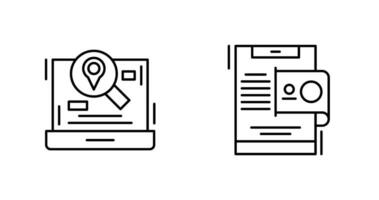 Find Location and Mobile Payment Icon vector