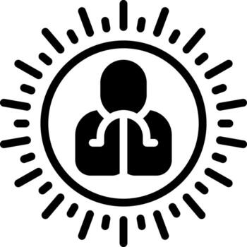 solid icon for prayers vector