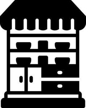 sólido icono para escaparate vector