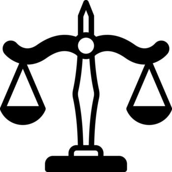 solid icon for scale vector