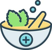 color icon for remedies vector