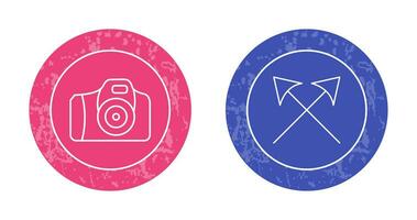 Camera and Arrows Icon vector