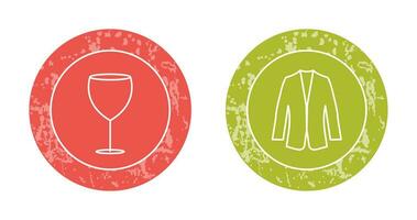 Alcohol and Suit Icon vector