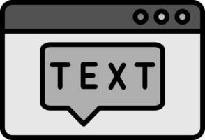 Text Vector Icon