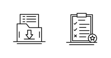 Save List and Task List Icon vector