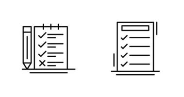Survey Checklist and To do List Icon vector