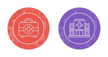 First Aid Kit and Healthcare Icon vector