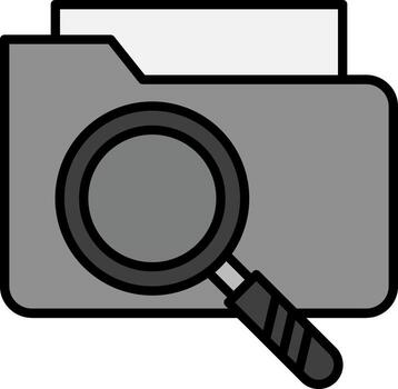 icono de vector de carpeta