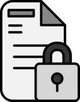 Secure Folder Vector Icon