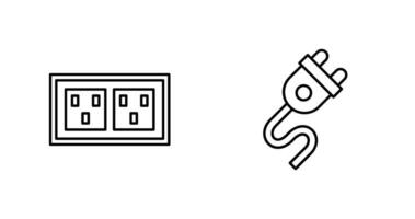 Socket and Plug Icon vector