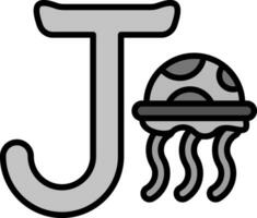 Capital J Vector Icon