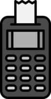 Pos Terminal Vector Icon