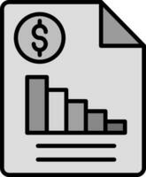 Financial Report Vector Icon