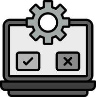 icono de vector de prueba