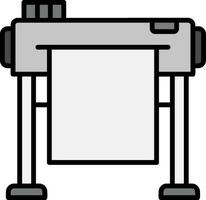 Plotter Vector Icon