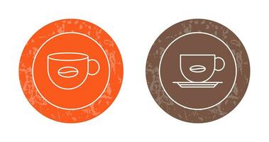 café y café jarra icono vector