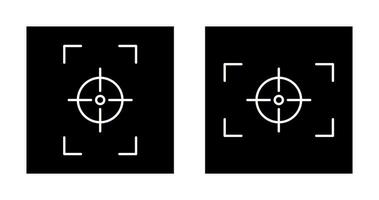 focus vertical and focus horizontal Icon vector