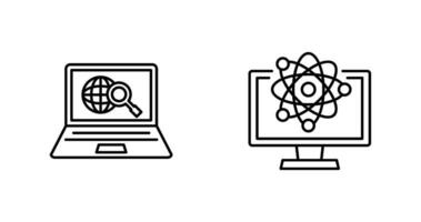 Explore and Science Icon vector