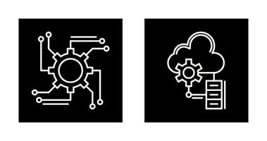 Automation and Big Data Icon vector