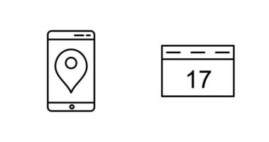 GPS Servicio y evento administración icono vector